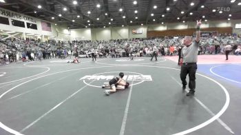 57 lbs Semifinal - Keegan Bilotta, Carson Valley Wildcats vs Kedric Paz, Gold Rush