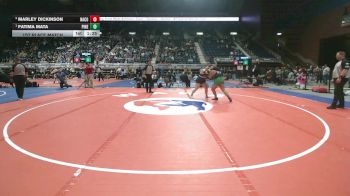 235 lbs 1st Place Match - Fatima Mata, Pinedale vs Marley Dickinson, Natrona County