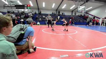 66 lbs 3rd Place - Lane Willison, Coweta Tiger Wrestling vs Leonidas Jones, Bartlesville Wrestling Club