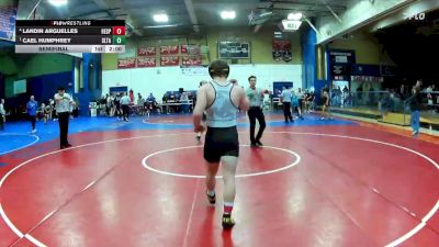 132 lbs Semifinal - Cael Humphrey, Sultana vs Landin Arguelles, Hesperia