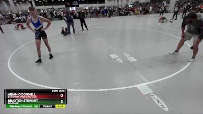 132 lbs Cons. Round 3 - Aidan O`Donnell, Bad Karma Wrestling Club vs Braxton Stewart, Colorado