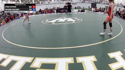 115 lbs Lyric Hetzer, Ohio Blue vs Phoebe Richers, Texas Blue