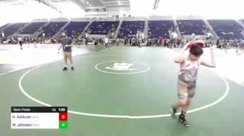 88 lbs Semifinal - Marques Johnson, Gold Rush vs Henry Aslikyan, Sunkist Kids / Monster Garage