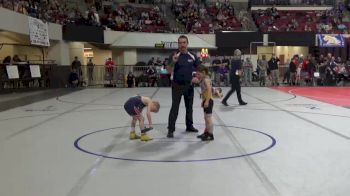 49 lbs Champ. Round 2 - Dawson Scott, Choteau Wrestling vs Eli Tebay, Headwaters Wrestling Academy