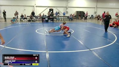 130 lbs Placement Matches (16 Team) - Alex Cole, Oklahoma Red vs Adrian Day, Florida