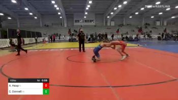 113 lbs Consolation - Anderson Heap, FL vs Cash Donnell, OK