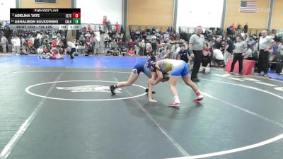 126 lbs Round Of 16 - Adelina Tate, Ellis Tech vs Ashaliegh Sulkowski, Calais