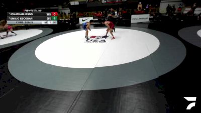 Cons. Semis - Jonathan Jasso, Wright Wrestling Academy vs Emilio Escobar, Granite Wrestling Club