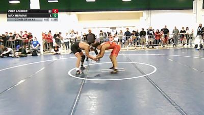 165 lbs Consi Of 64 #2 - Cole Aguirre, MO vs Max Herman, IL