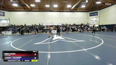 145 lbs Champ. Round 1 - Ireri Mares, Vanguard vs Tyeisha Takamori, University Of Providence