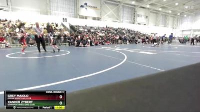 62 lbs Cons. Round 3 - Grey Maiolo, Olean Wrestling Club vs Xander Zybert, Gowanda Wrestling Club