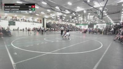 113 lbs Cons. Round 4 - Grady Langham, Bentonville High School vs Elias Armstrong, Platte County Wrestling