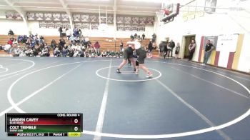 285 lbs Cons. Round 4 - Landen Cavey, Blue Ridge vs Colt Trimble, Show Low