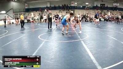 155 lbs Cons. Round 6 - Harper Cheng, Michigan Premier vs Payton Sampson, Cadillac