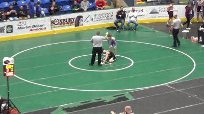 103 lbs Consi Of 32 #2 - Tanner Stuart, Warren vs Kyle Warner, Hamburg