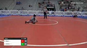 95 lbs Prelims - Christian Best, Young Guns Yellow Elem vs Jordan Valrie, Roundtree Wrestling Academy Blue