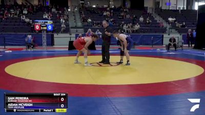 92 kg Round 1 - Sam Pereira, Burnaby Mountain WC vs Aidan McVeigh, Team Discipline