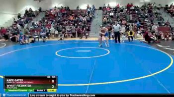 145 lbs Champ. Round 2 - Wyatt Fitzwater, Wheatland vs Kade Gates, Lingle-Ft. Laramie/Southeast