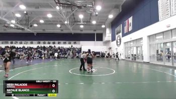 155 lbs Champ. Round 1 - Natalie Blanco, Chino vs Heidi Palacios, Burbank