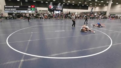 88 lbs Cons. Rd Of 32 - Nathaniel Heard, Texas Select Wrestling vs Nolan Moret, Black Fox Wrestling Academy