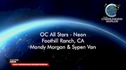 OC All Stars - Neon [2025 L7 International Open Non Tumbling Semis] 2025 The Cheerleading Worlds