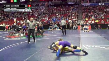 3A-138 lbs Cons. Round 2 - Ethan Huebbe, Johnston vs Kaehl Gassmann, Marion