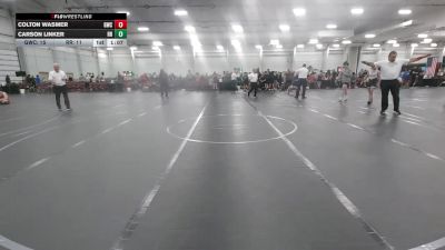 132 lbs Round 4 (10 Team) - Colton Wasmer, Grindstone WC vs Carson Linker, Rocket Rams