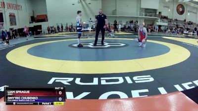 144 lbs 1st Place Match - Liam Sprague, Ohio vs Dmytro Chubenko, Columbus Wrestling Club