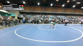 130 lbs Champ. Round 2 - Emma Benedetti, Casa Grande vs Lily Ann DeMill, Caldwell