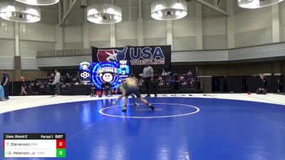 14U Boys - 105 lbs Cons. Round 2 - Daniel Peterson, Jr., Team Donahoe Wrestling Club vs Teller Stevenson, Central Montana Wrestling Club