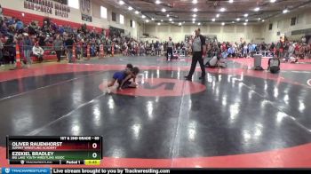 65 lbs Cons. Round 2 - Oliver Rauenhorst, Summit Wrestling Academy vs Ezekiel Bradley, Big Lake Youth Wrestling Assoc