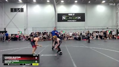 92 lbs Round 1 (4 Team) - Damian Manna, Rebellion vs Cooper Bunting, Team Germantown