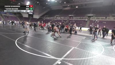 155 lbs 5th Place Match - Taiton McCord, Mile High Wrestling Club vs Foster Schroeder, Steel City Reloaded Wrestling Club