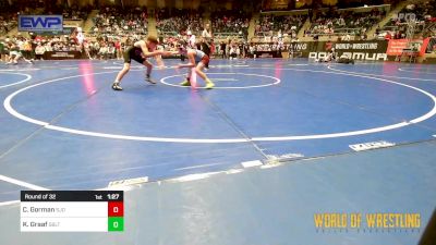 90 lbs Round Of 32 - Chase Gorman, SJO Youth Wrestling vs Kyper Graaf, Sebolt Wrestling Academy