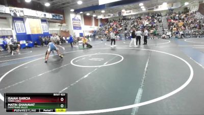 175 lbs Champ. Round 2 - Isaiah Garcia, Yorba Linda vs Matin Ghanavat, Capistrano Valley