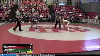 126 lbs Semifinal - Carter Rowlett, Boyd Buchanan vs Jackson Bond, Baylor