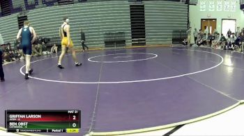 175 lbs Semis & 1st Wrestleback (8 Team) - Ben Obst, Cathedral vs Griffan Larson, Avon