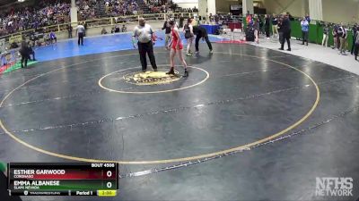 114 lbs Semifinal - Esther Garwood, Coronado vs Emma Albanese, SLAM! NEVADA