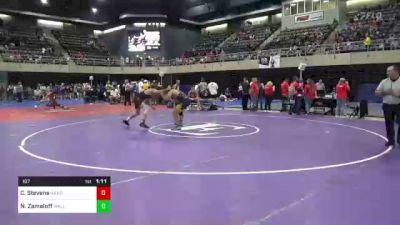 167 lbs Quarterfinal - Cameron Stevens, Hanover, PA vs Nicolas Zamaloff, Wall, NJ