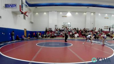 70-75 lbs Rr Rnd 1 - Onika Carter, HBT Grapplers vs Kinsley Kaulaity, Chickasha Youth Wrestling