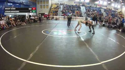 113 lbs Quarters & Wb (16 Team) - Logan Montero, Eagle Empire vs Brady Sher, Braves WC