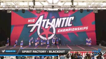 Spirit Factory - Blackout [2022 L2 Junior - D2 - Small] 2022 Mid-Atlantic Championship Wildwood Grand National DI/DII