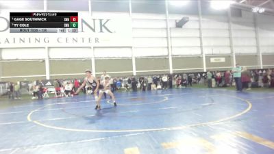 120 lbs 1st Place Match - Gage Southwick, Sanderson Wrestling Academy vs Ty Cole, Sanderson Wrestling Academy