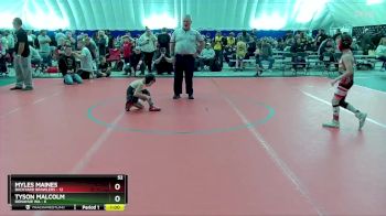 52 lbs Round 2 (8 Team) - Tyson Malcolm, Donahue WA vs Myles Maines, Backyard Brawlers