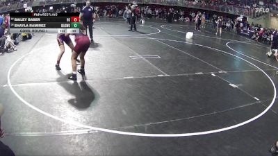 120 lbs Cons. Round 1 - Bailey Baber, Battle Creek vs Shayla Ramirez, Grand Island Legacy Girls Wrestling Club