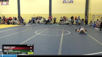 65 lbs Cons. Round 7 - Beckett Rust, Legends Of Gold vs Liam Thom, Pursuit Wrestling Minnesota