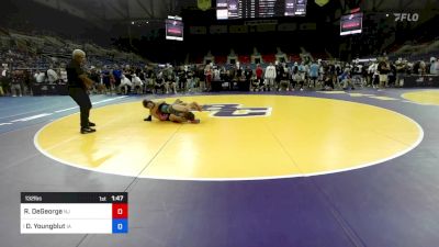 132 lbs Cons 8 #2 - Ryan DeGeorge, NJ vs Dawson Youngblut, IA