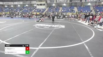 123 lbs Round Of 16 - Amelia Bacon, Mile High WC vs Anna Henstein, Rapid City Cobblers