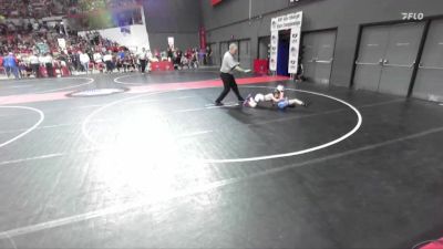 63 lbs Champ. Round 1 - Roland Gimnick, BYA Wrestling vs Lincoln Eckstein, Team Nazar Training Center