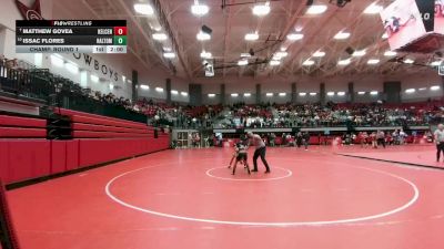 106 lbs Champ. Round 1 - Matthew Govea, Keller Central vs Issac Flores, Haltom City Haltom